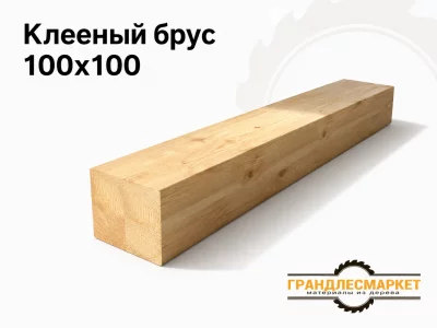 фото Брус клееный 100x100