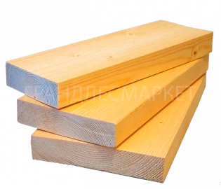 Доска сухая строганная 45х195х6000