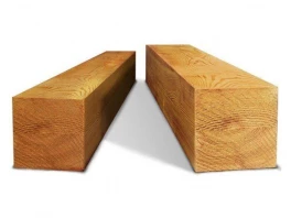 Брус обрезной из лиственницы