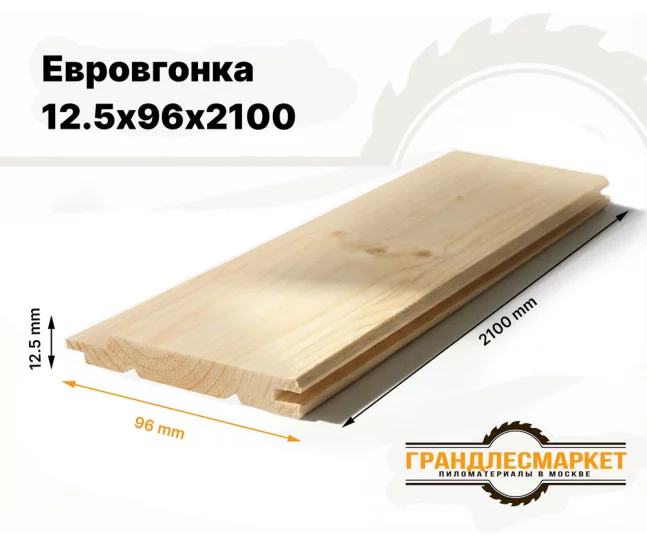 Евровагонка (класс А, 2.1 м)
